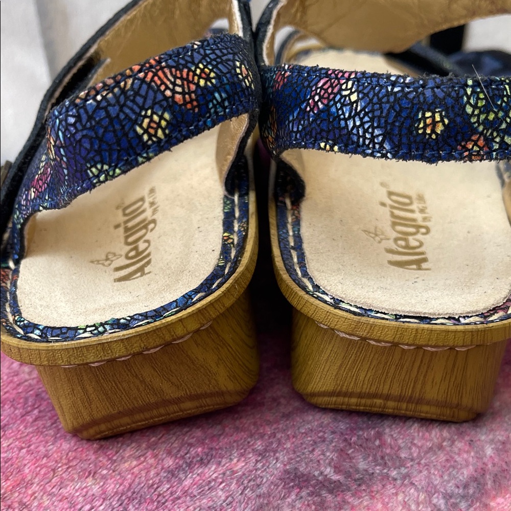 Alegria Women's Multicolor Strap Sandals size 39/US 8 - Picture 5 of 8